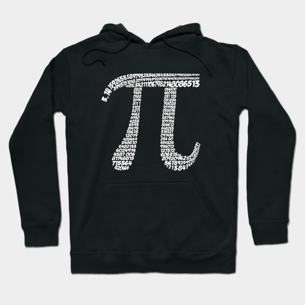 Pi Symbol 3.14 - 400 decimal values Hoodie by alltheprints